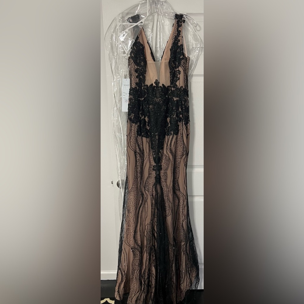 Portia and Scarlett Black Embellished Maxi Dress - Picture 5 of 6